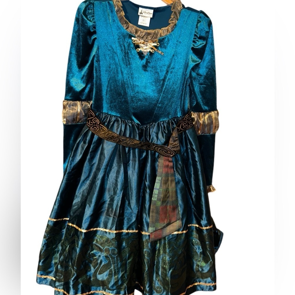 Disney Parks Brave Princess Merida Costume Girls Dress 10-12 Large